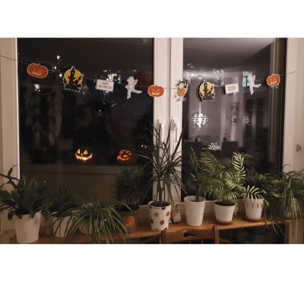 Bastelset Girlande - Halloweenparty 4