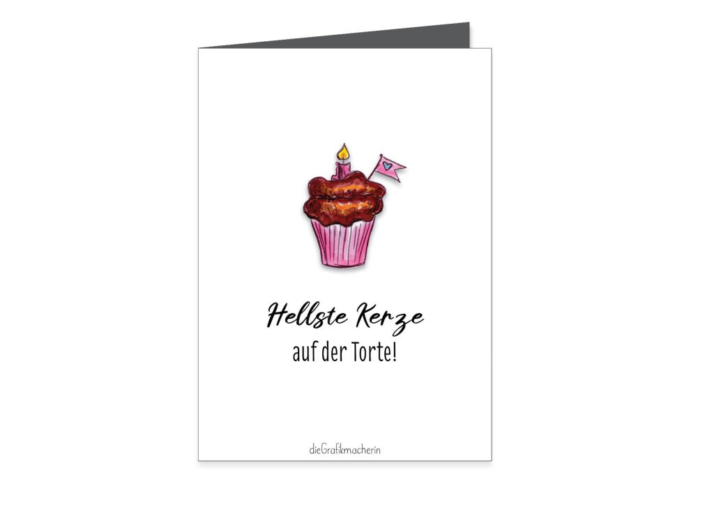 Hellste Kerze Auf Der Torte www.diegrafikmacherin.de