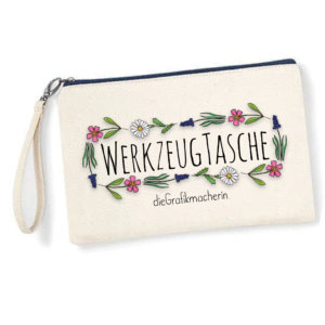 Täschchen – Werkzeugtasche (Blumen)